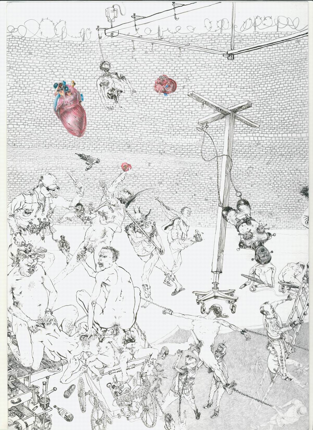 Heil allen Grenzen, 2010 Drawinging - Heil allen Grenzen, 2010