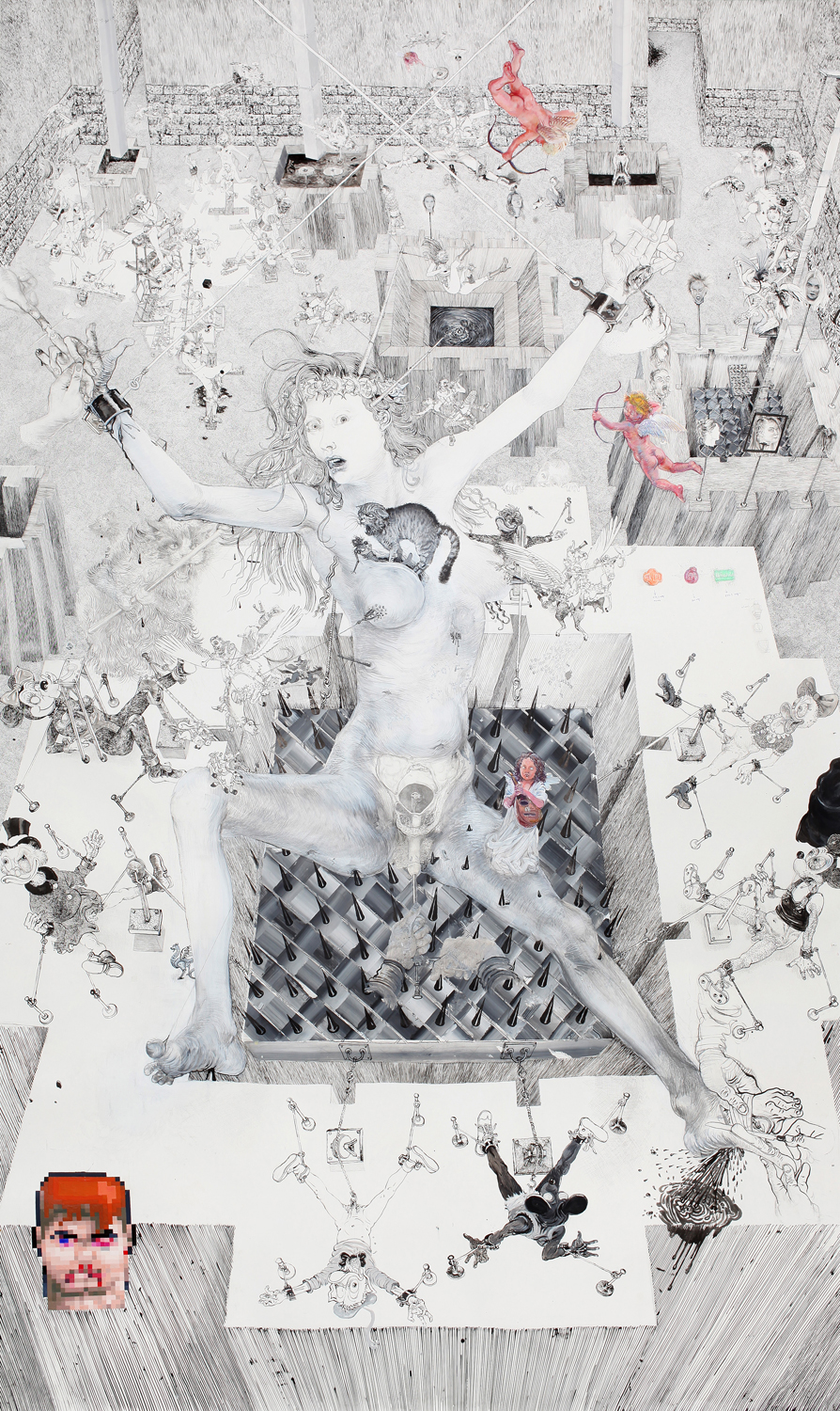 Die andere Wange, 2015 Drawinging - Die andere Wange, 2015