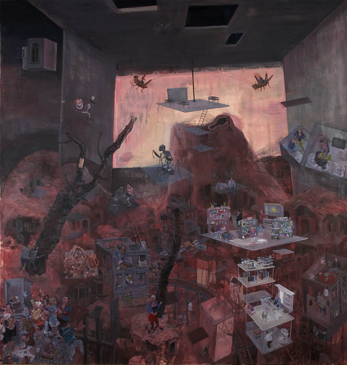 Der Fall, 2007 Painting - Der Fall, 2007