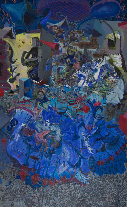 Dr. Weishaupt muss dem Patienten Goliath Teile des Gehirns entfernen. Der Demokrat kann danach nie mehr wählen, 2011 Painting - Dr. Weishaupt muss dem Patienten Goliath Teile des Gehirns entfernen. Der Demokrat kann danach nie mehr wählen, 2011