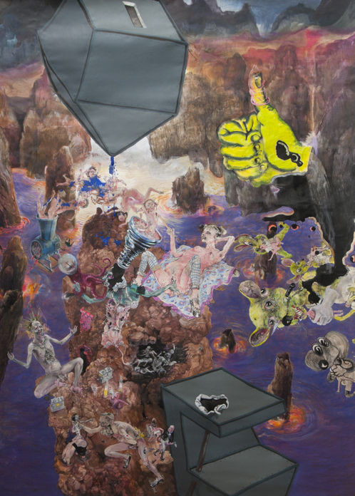 Lieber Abtreiben, 2012 Painting - Lieber Abtreiben, 2012