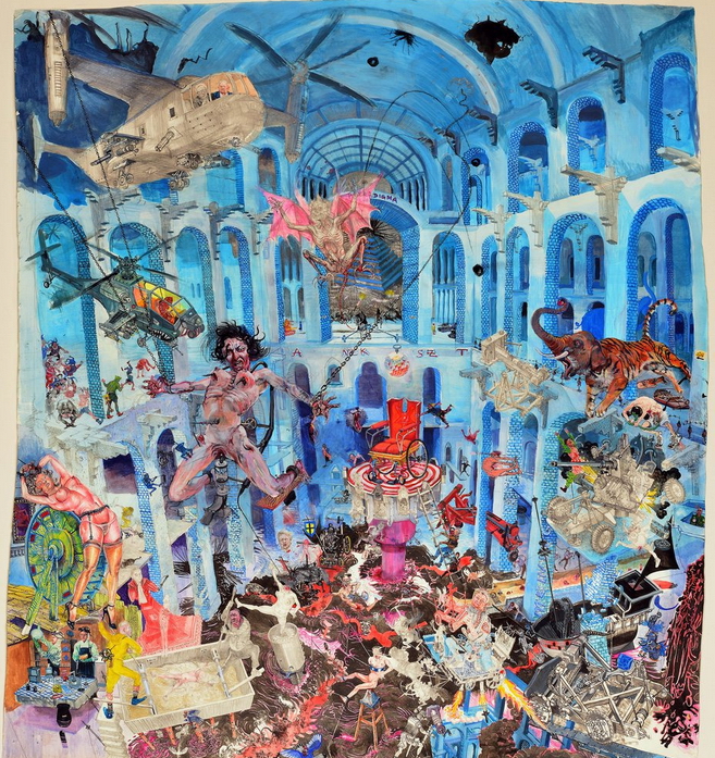 Der heiße Stuhl, 2013 Painting - Der heiße Stuhl, 2013