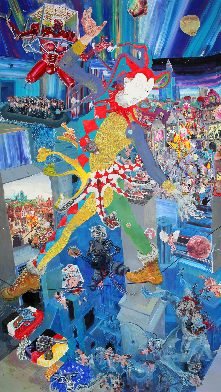 Eulenspiegel, 2015 Painting - Eulenspiegel, 2015