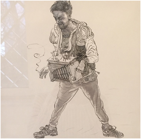 An der Leier, 2015 Drawinging - An der Leier, 2015