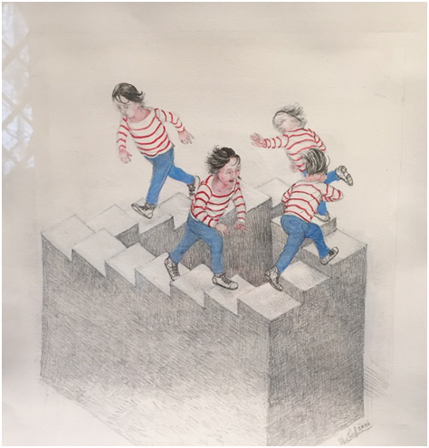 Eulenspiegel, 2015 Painting - Eulenspiegel, 2015