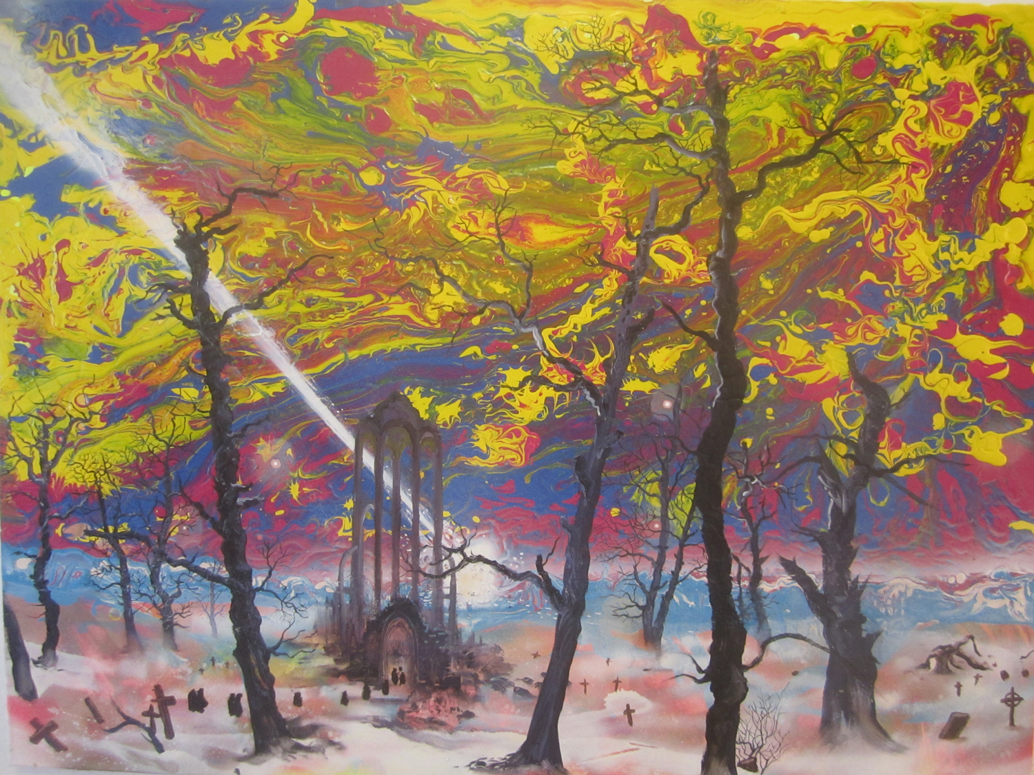 Frieden ( Discogothic), 2016 Painting - Frieden (Discogothic), 2016